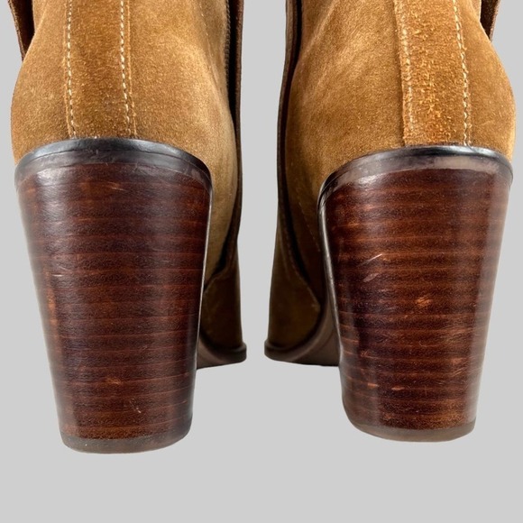 DOLCE VITA Suede Ankle Boots The Stunna in Tan Brown Women's 9.5 - Picture 9 of 14